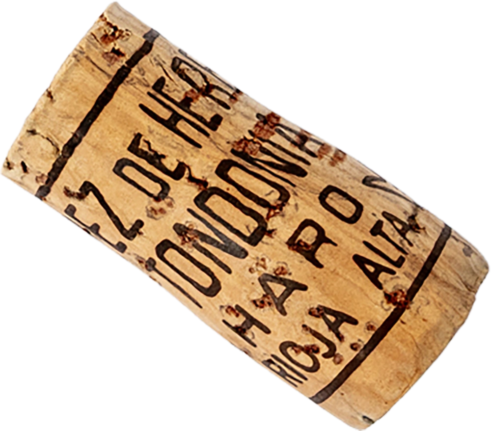 Kurk met opdruk López de Heredia Viña Tondonia, Haro, Rioja Alta
